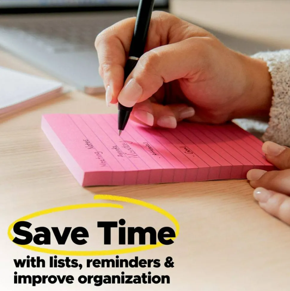 Post-it Super Sticky Notes, 18 Pads, 90 Sheets, 1 7/8 in x 1 7/8 in, 2x Sticking Power, School Supplies & Office Products - 62218SSMIACP