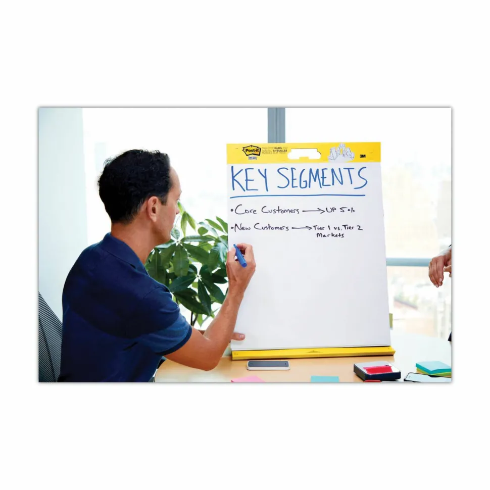 Post-it Super Sticky Tabletop Easel Pad, 20" x 23", 1 Pad, 20 Sheets/Pad, School Supplies for Classrooms, White