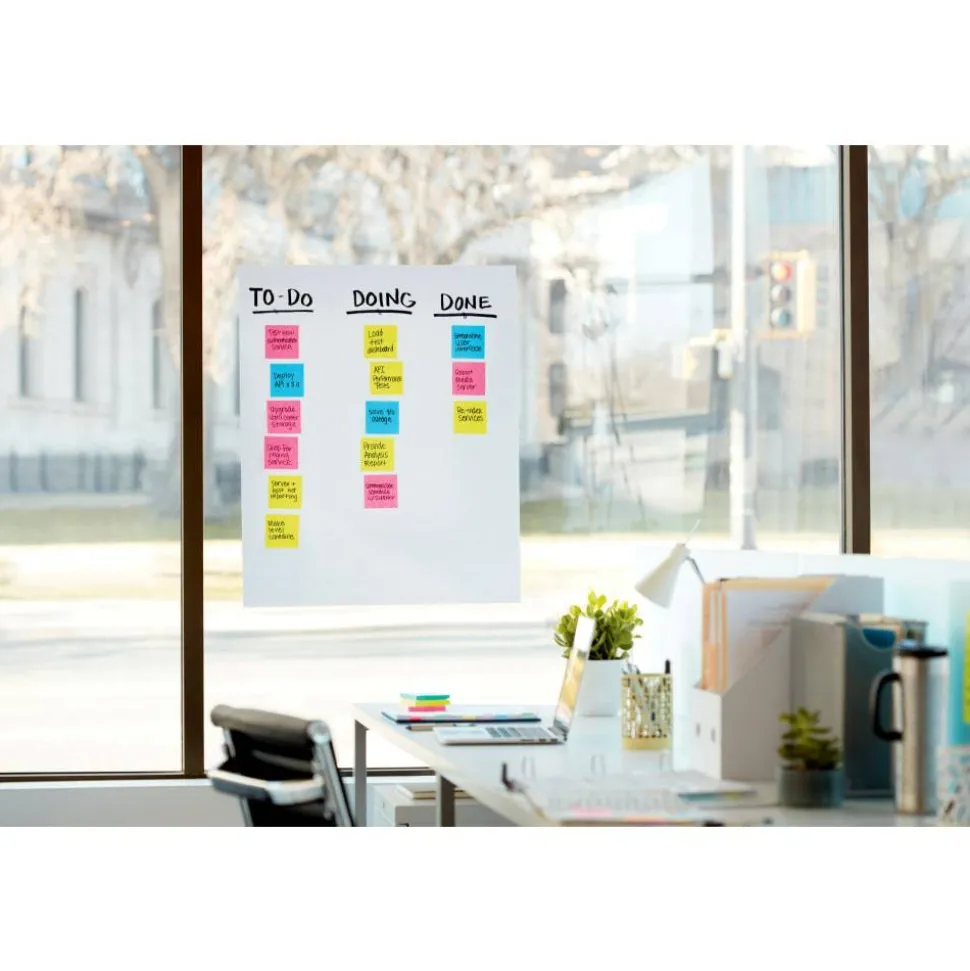 Post-it Super Sticky Wall Pad, 20 in x 23 in, 1 Pad, 20 Sheets/Pad, Great for Virtual Teachers and Students, White