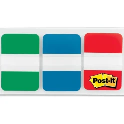 Post-it Tabs, 1 in. x 1.5 in., Pack of 66 Tabs, 3 Dispensers
