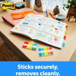 Post-it Tabs, .625 in. x 1.5 in., Pack of 40 Tabs