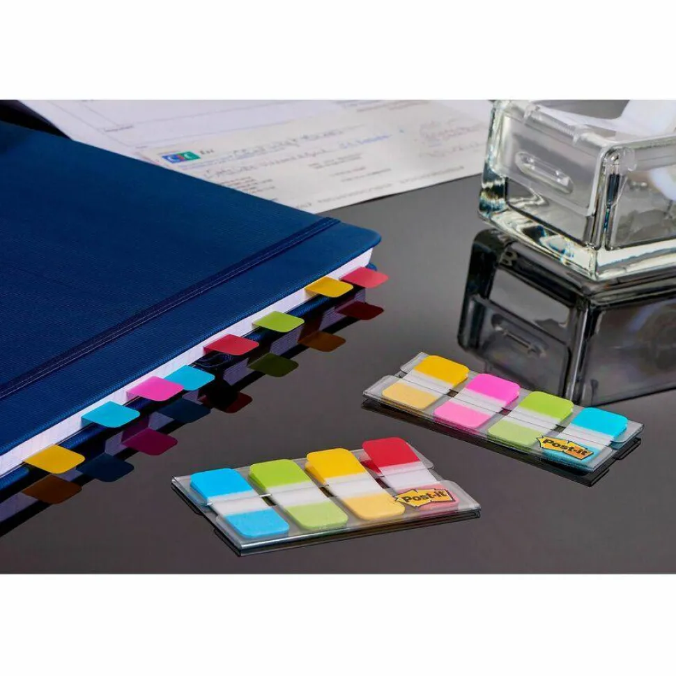 Post-it Tabs, .625 in. x 1.5 in., Pack of 40 Tabs