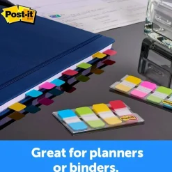 Post-it Tabs, .625 in. x 1.5 in., Pack of 40 Tabs
