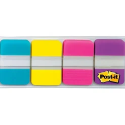 Post-it Tabs, 1 in. x 1.5 in., 1 Pack, 88 Tabs/Pack, Assorted Colors, Back to School Supplies for Students, Tabs for Textbooks and Notebooks