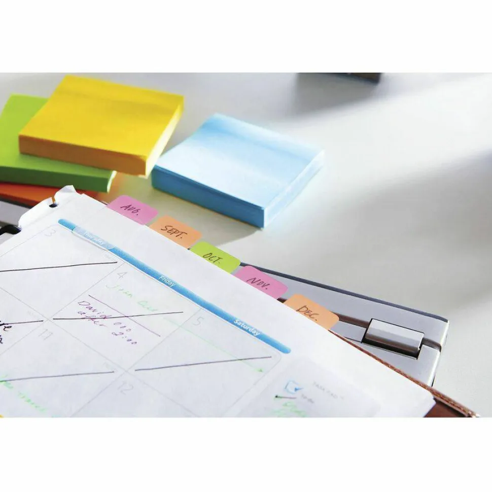 Post-it Tabs, 1 in. x 1.5 in., 1 Pack, 88 Tabs/Pack, Assorted Colors, Back to School Supplies for Students, Tabs for Textbooks and Notebooks