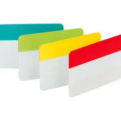 Post-it Tabs, 1.5 in. x 2 in., 1 Pack, 24 Tabs/Pack, Assorted Colors, School Supplies for Students, Tabs for Textbooks and Notebooks
