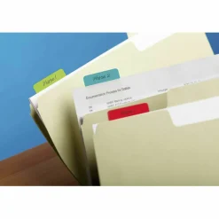 Post-it Tabs, 1.5 in. x 2 in., 1 Pack, 24 Tabs/Pack, Assorted Colors, School Supplies for Students, Tabs for Textbooks and Notebooks