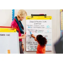 Post-it Wall Easel, Portable, 3" x 15", Black, Pack Of 2