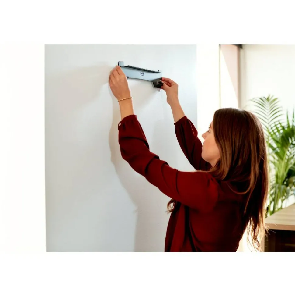 Post-it Wall Easel, Portable, 3" x 15", Black, Pack Of 2
