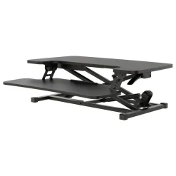 P10 Pneumatic Standing Desk Riser Converter With Keyboard Tray, 20