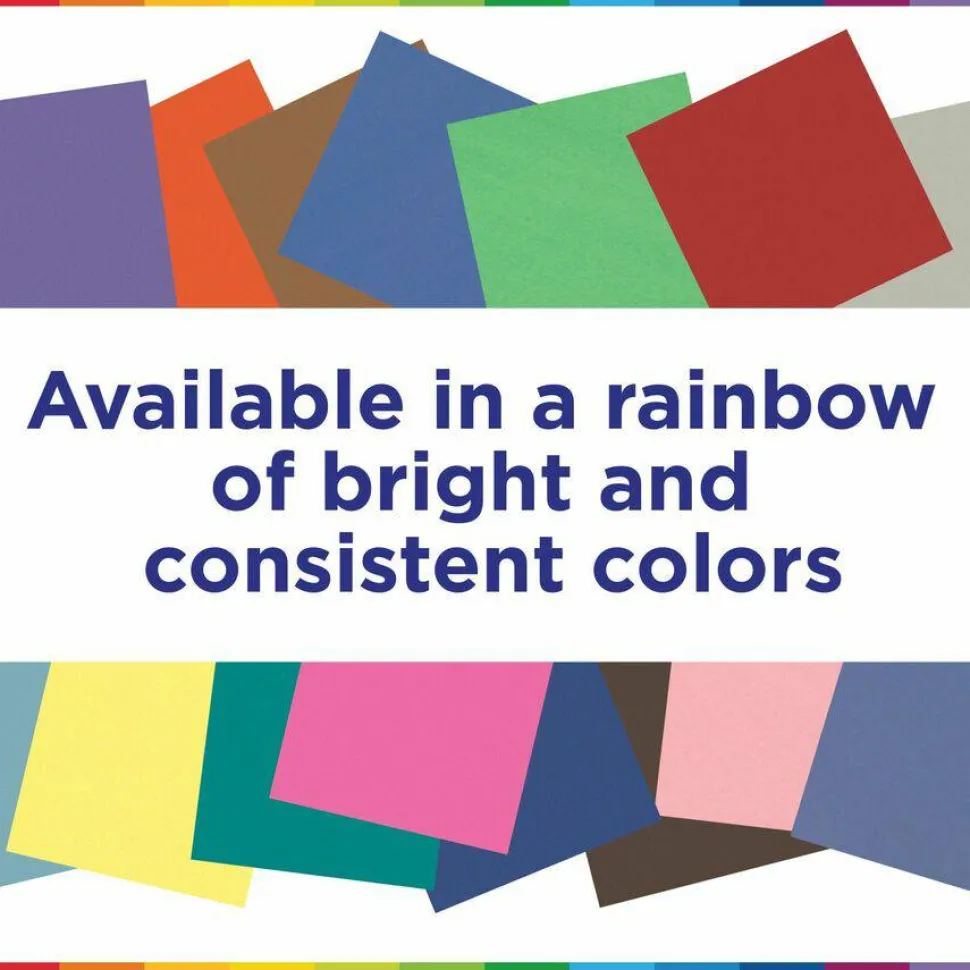 Prang Construction Paper, 9" x 12", Red, Pack Of 50