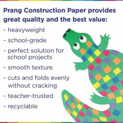 Prang Construction Paper, 9" x 12", Violet, Pack Of 50
