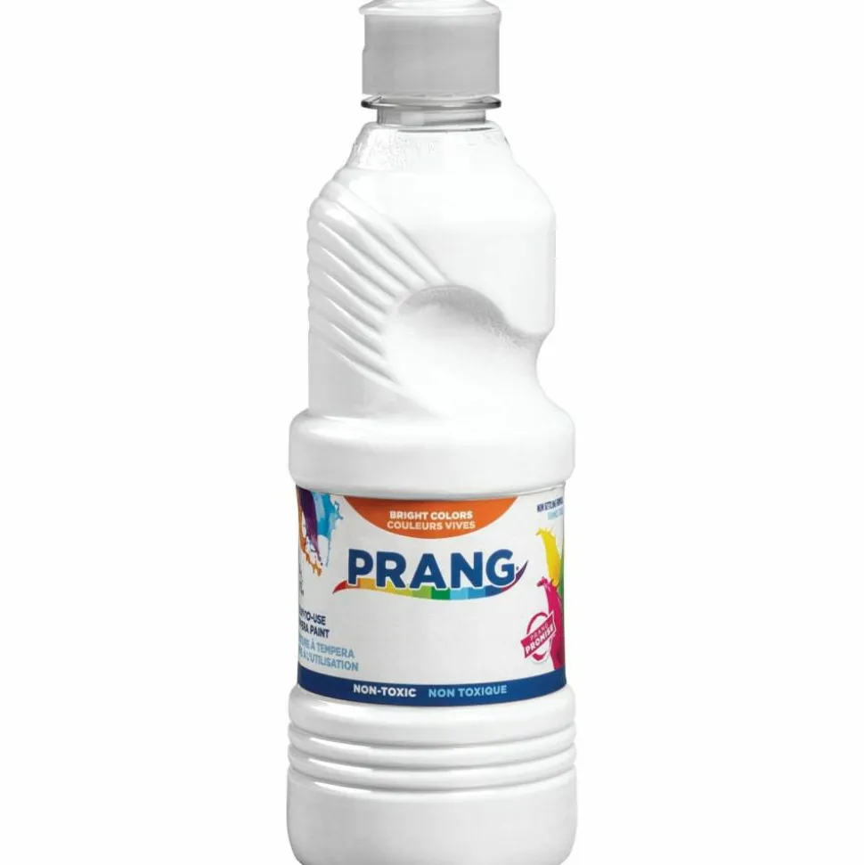 Prang Ready-To-Use Tempera Paint, 16 Oz., White