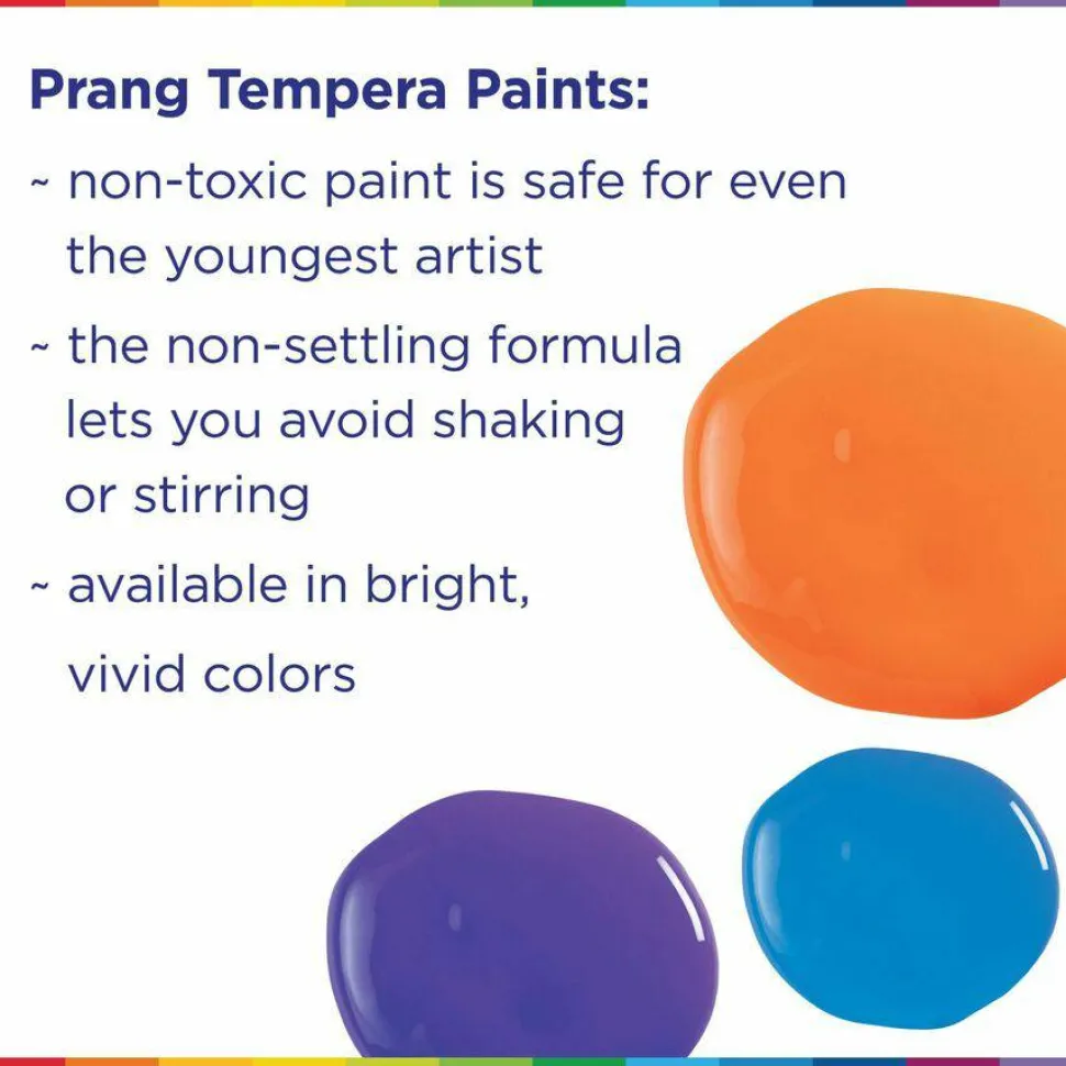 Prang Ready-to-Use Tempera Paint, Turquoise Blue, 16 oz Dispenser-Cap Bottle