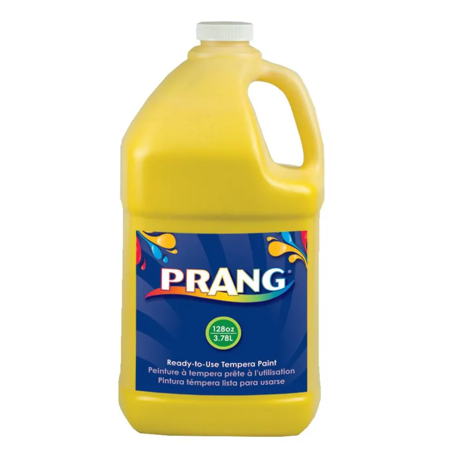 Prang Ready-To-Use Tempera Paint, 128 Oz., Yellow