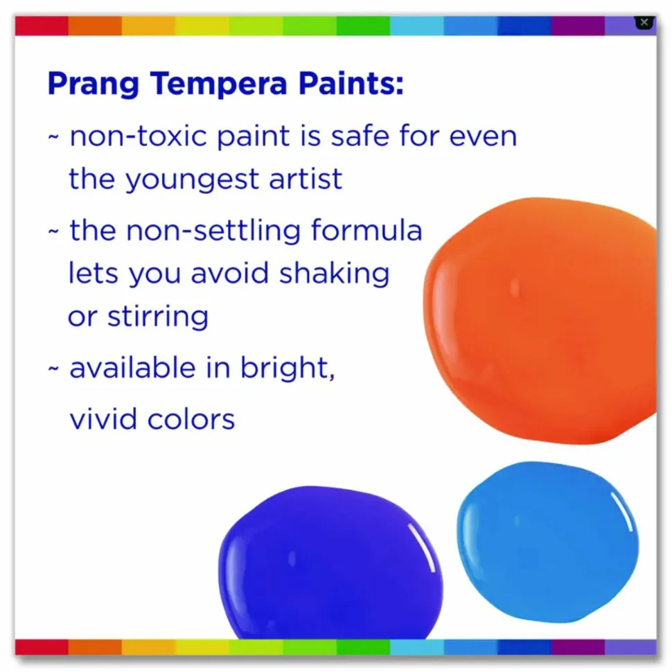Prang Ready-To-Use Tempera Paint, 128 Oz., Yellow