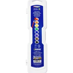 Prang Semi-Moist Watercolor Master Set, Assorted Colors, 0.17 Oz, Set Of 36