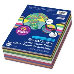 Prang Smart-Stack Medium Weight Construction Paper, 9