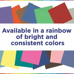 Prang SunWorks Construction Paper, 50 lb Text Weight, 12 x 18, Bright White, 50/Pack