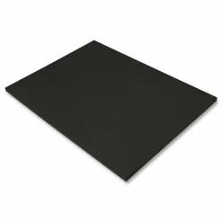 Prang SunWorks Construction Paper, 50 lb Text Weight, 18 x 24, Black, 50/Pack