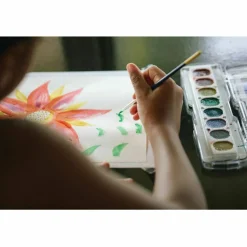 Prang Washable Glitter Watercolor Paint, Set Of 8