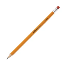 Presharpened Pencils, #2 Medium Soft Lead, Yellow, Pack Of 12