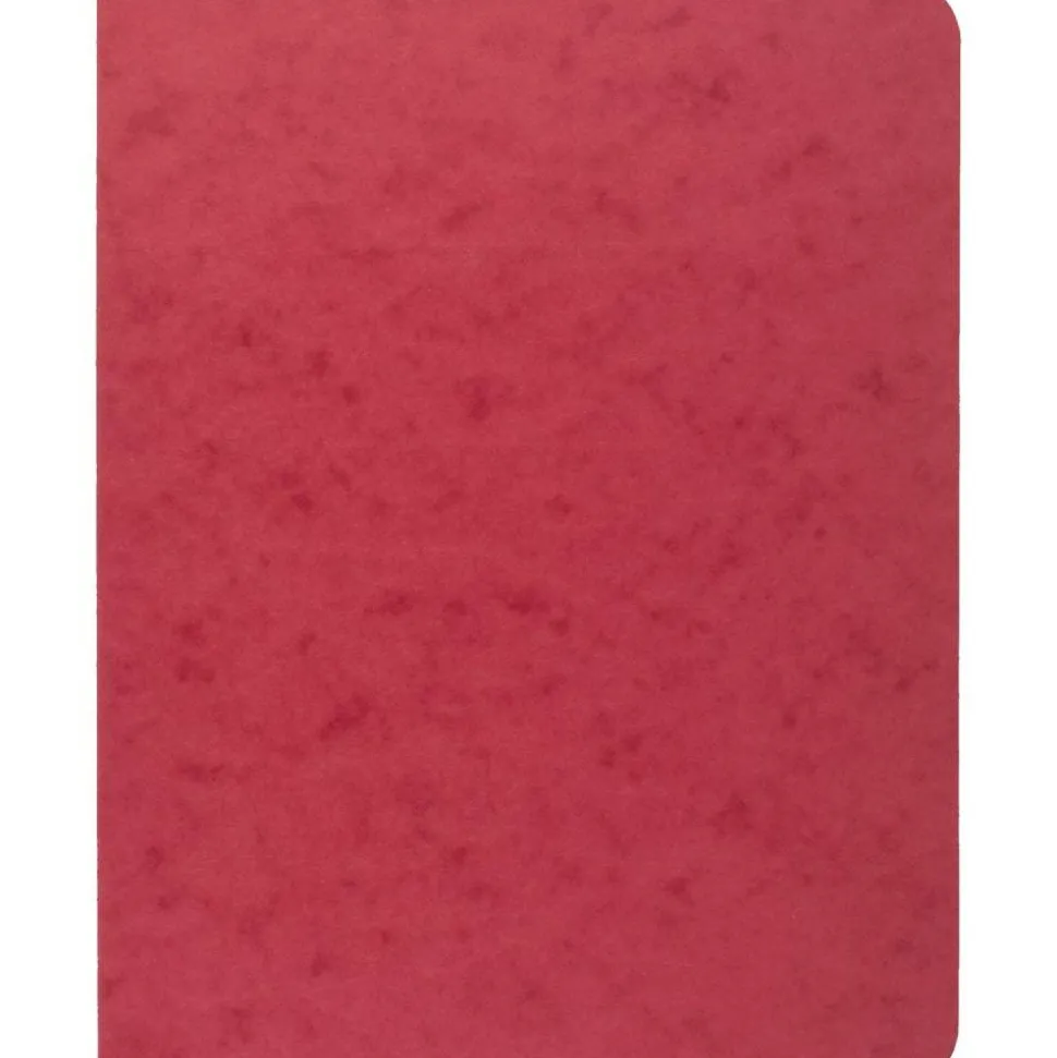 Pressboard Side-Bound Report Binders With Fasteners, Executive Red, 60% Recycled, Pack Of 10