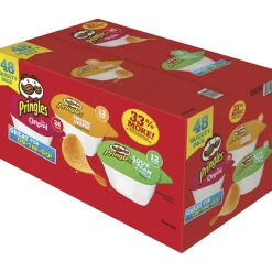 Pringles Crisps Grab ‘N Go Variety Pack, Case Of 48 Containers