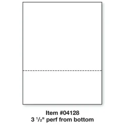 PrintWorks Professional Pre-Perforated Paper for Invoices, Statements, Gift Certificates & More