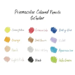Prismacolor Scholar Color Pencils, Pack Of 24