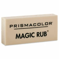 Prismacolor Magic Rub Vinyl Erasers, Beige, Pack Of 3