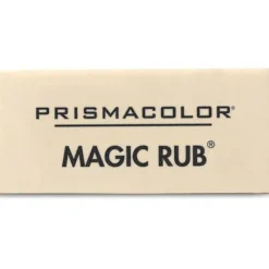Prismacolor Magic Rub Vinyl Erasers, White, Pack Of 12