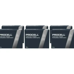Procell by Duracell Alkaline D Battery Boxes of 12