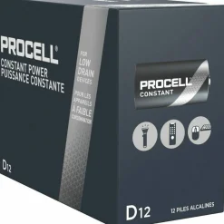 Procell by Duracell Alkaline D Battery Boxes of 12
