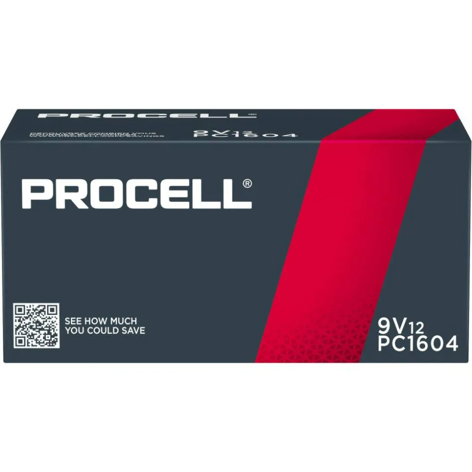 Procell by Duracell 9-Volt Alkaline Batteries