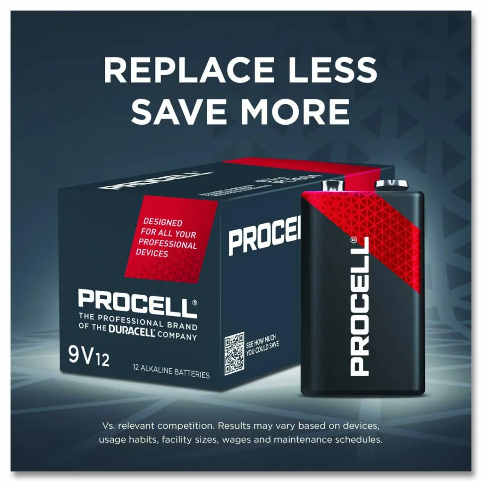 Procell by Duracell 9-Volt Alkaline Batteries