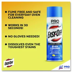 Professional EASY-OFF Fume-Free Max Oven Cleaner, Foam, 24 oz Aerosol Spray