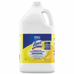 Professional LYSOL Brand Disinfectant Deodorizing Cleaner Concentrate, Lemon Scent, 128 oz Bottle