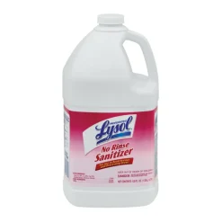 Professional Lysol Concentrated No Rinse Sanitizer, 1 Gallon, Case Of 4 Bottles