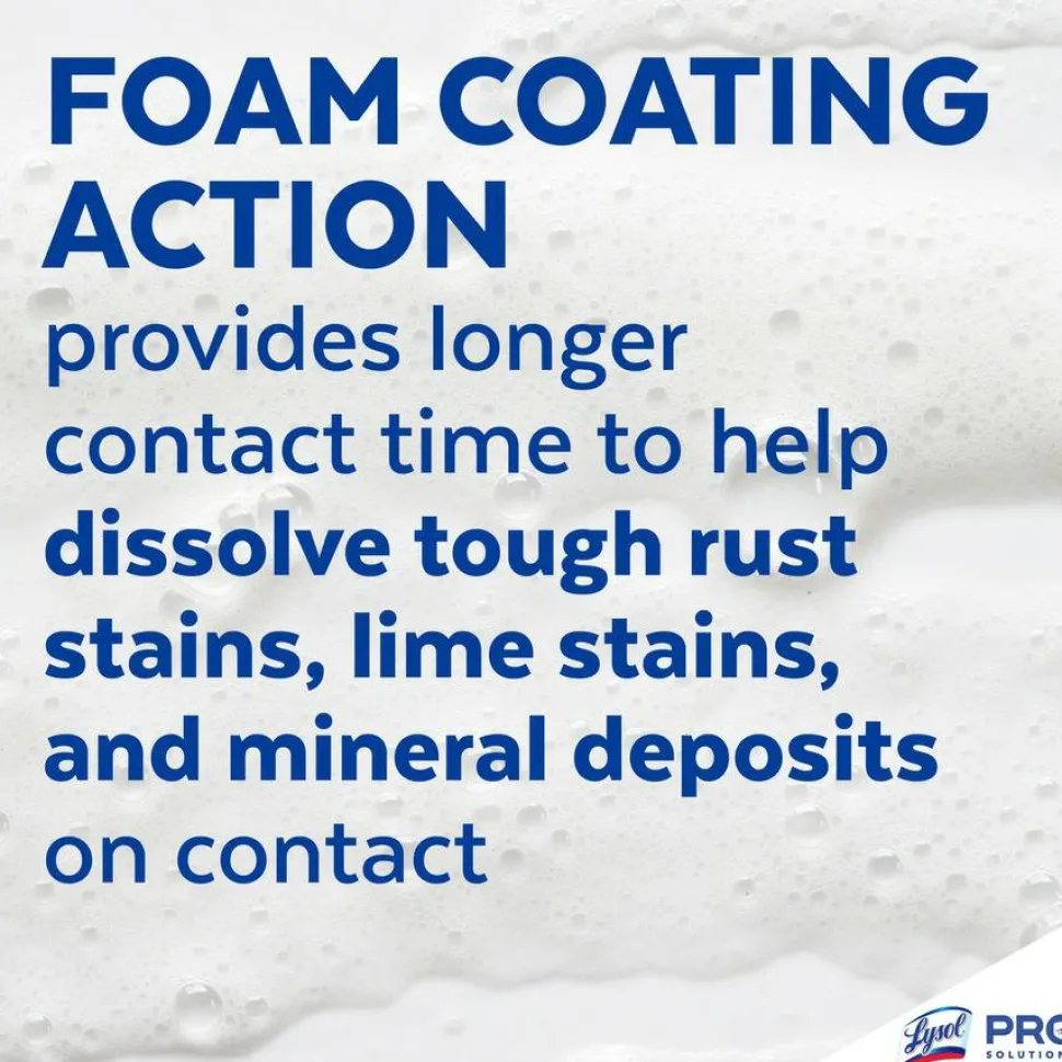 Professional Lysol Disinfectant Foam Cleaner, 24 Oz Bottle