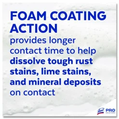 Professional Lysol Disinfectant Foam Cleaner, 24 Oz Bottle, Case Of 12