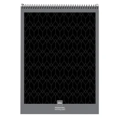 Professional Top Wirebound Writing Pad, 8-1/2" x 11-3/4", Legal/Wide Ruled, 70 Sheets, White