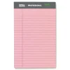 Professional Writing Pads, 5" x 8", Narrow Ruled, 50 Sheets, White, Pack Of 8