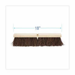 Pro Line Brush Hardwood Block Floor Broom Head, 2 1/2