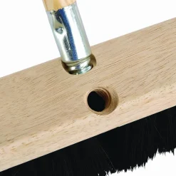 Pro Line Metal-Tip Threaded Hardwood Broom Handle, 15/16