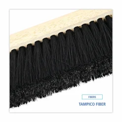Pro Line 24" Push Broom, Tampico, Black