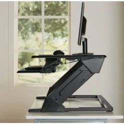 P20 Standing Desk Converter With USB And Keyboard Tray, 19-3/10
