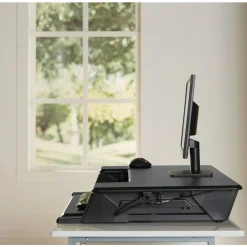 P20 Standing Desk Converter With USB And Keyboard Tray, 19-3/10