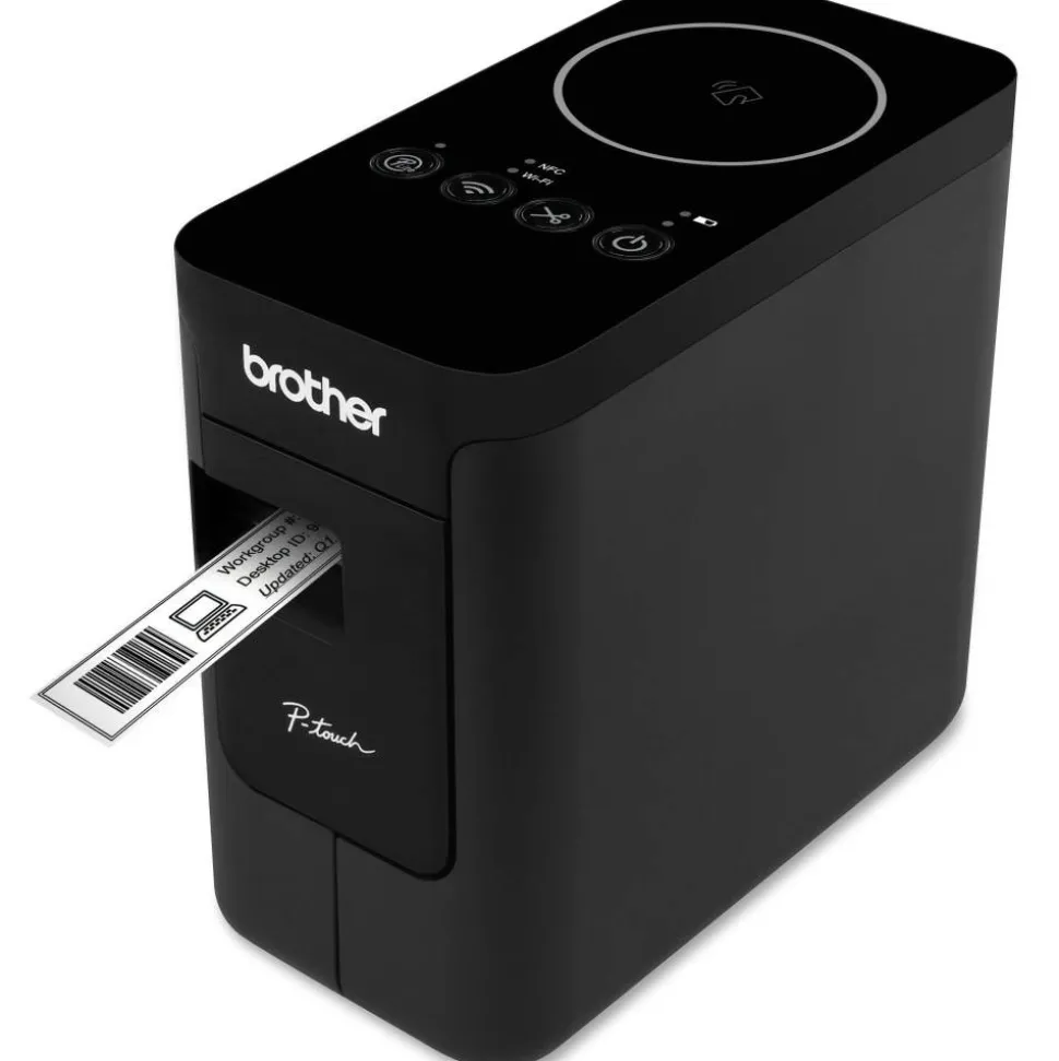 P-touch PT-P750w Desktop Thermal Transfer Printer - Color - Label Print - USB - IEEE 802.11b/g/n Wireless LAN - With Cutter