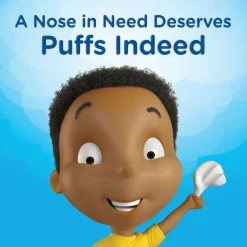 Puffs Plus Lotion 2-Ply Facial Tissues, White, 56 Sheets Per Box, Pack of 4 Boxes